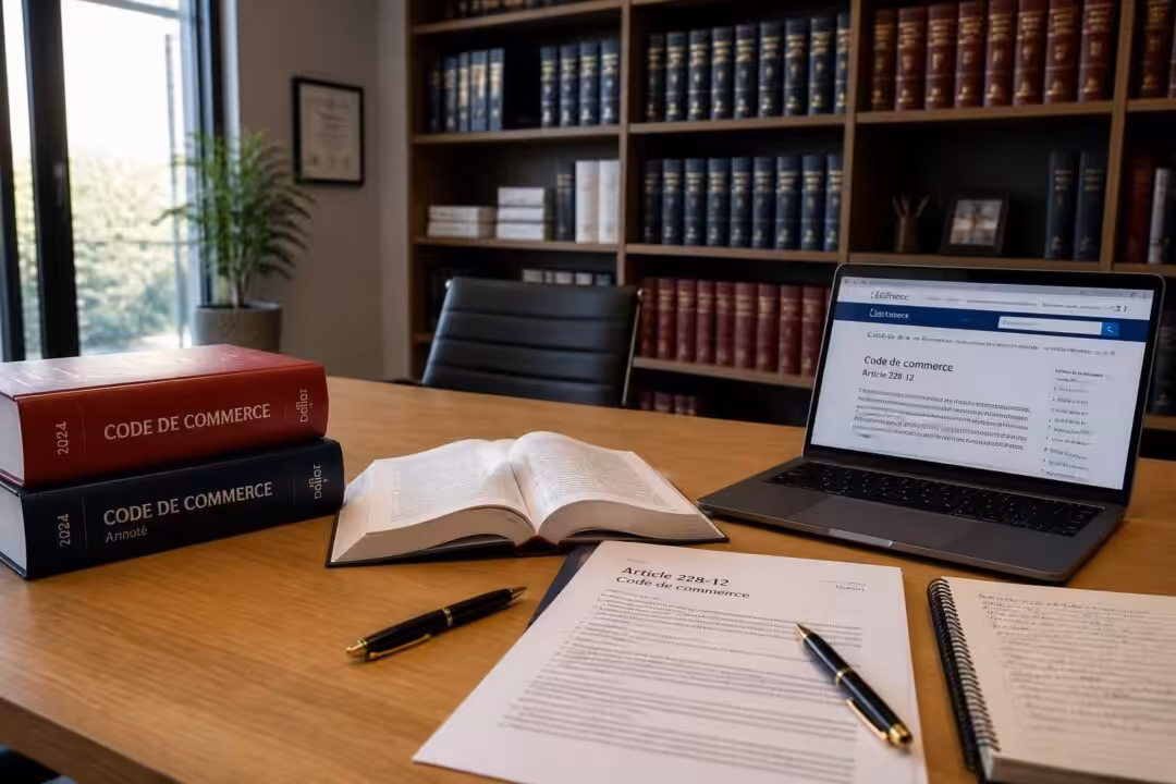 découvrez notre guide complet sur l'article 228-12 du code de commerce, expliquant ses dispositions, implications juridiques et applications pratiques.