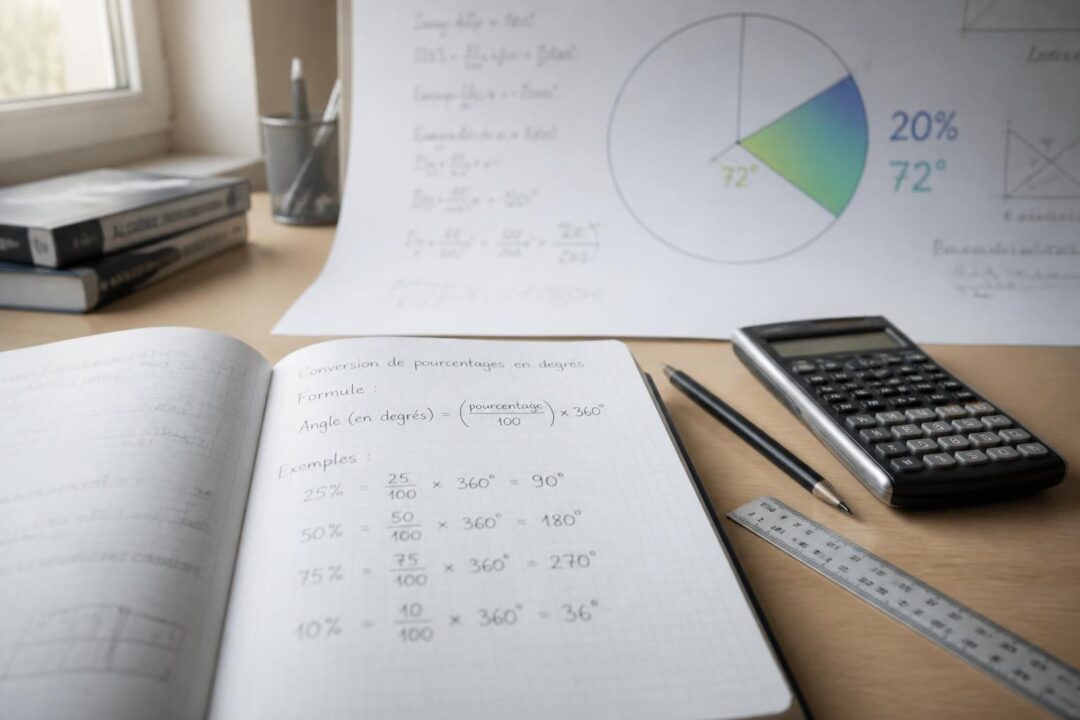 découvrez comment convertir un pourcentage en degré grâce à notre guide simple avec formule et calcul détaillé pour une compréhension rapide et efficace.