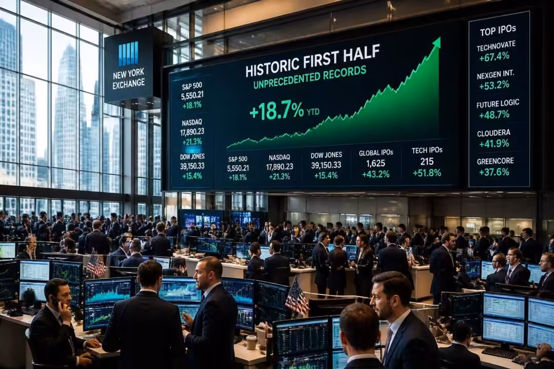 découvrez comment les introductions en bourse ont atteint des records inégalés lors d'un premier semestre historique, transformant le paysage financier avec des opportunités exceptionnelles.